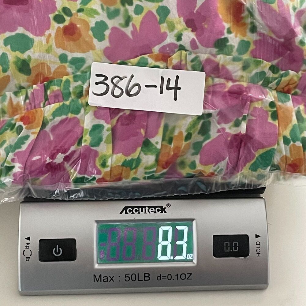 Patrons of Peace Malibu Mini Dress Babydoll Floral Size XL Boho Tie Straps - Picture 11 of 11